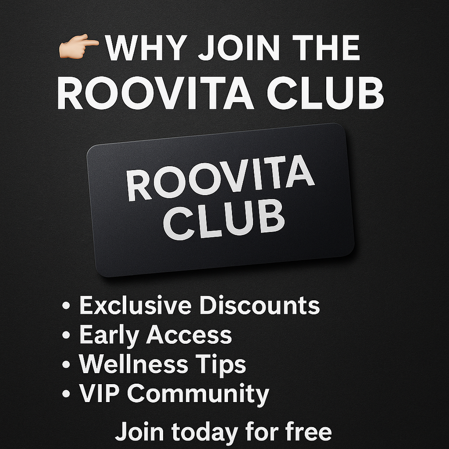 Join the Roovita Club Exclusive Benefits & VIP Member Access