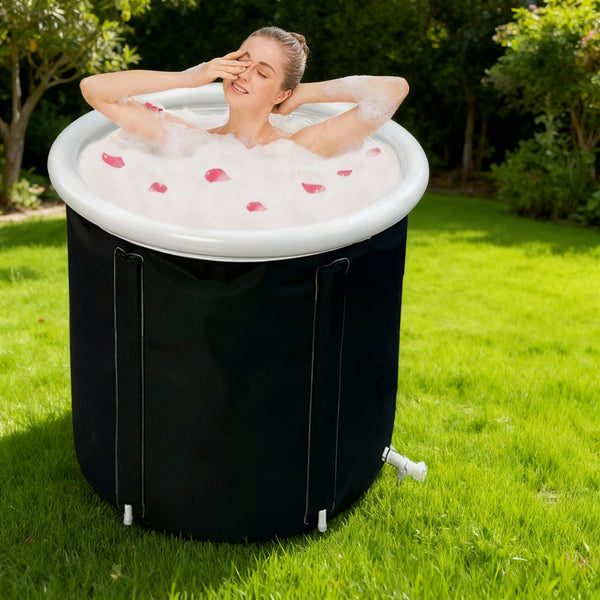 Portable Inflatable Ice Bath – Foldable Cold Plunge Tub for Recovery & Outdoor Therapy