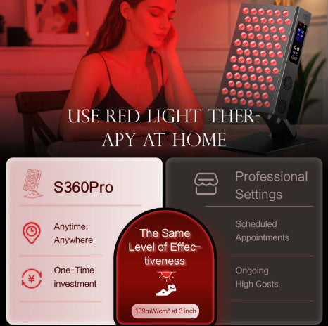 Desktop Infrared LED Therapy Lamp – Beauty & Pain Relief Light