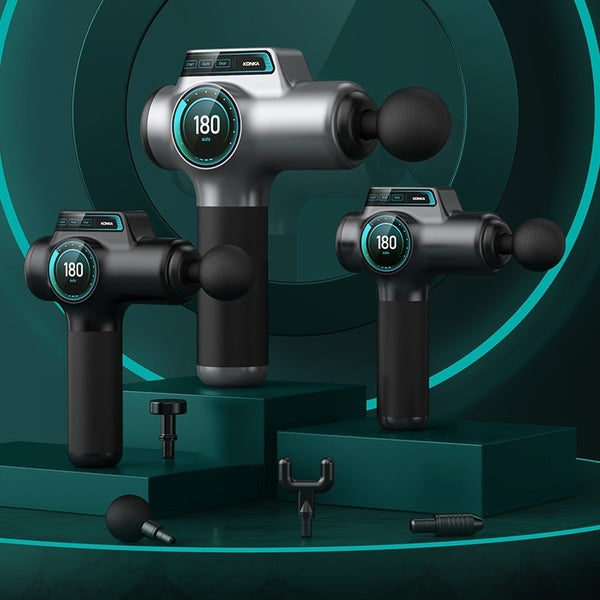 Smart LCD Massage Gun – Multi-Gear Muscle Relaxation & Recovery Massager