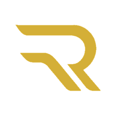 Gold R Logo Watermark
